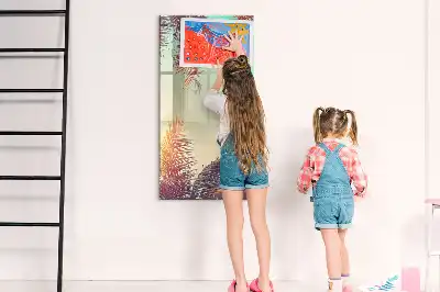 Tablă cu marker cu model palmier tropical