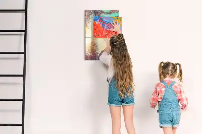 Tablă cu marker cu model palmier tropical