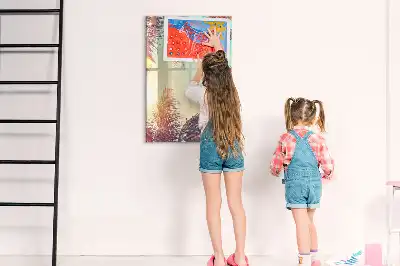 Tablă cu marker cu model palmier tropical