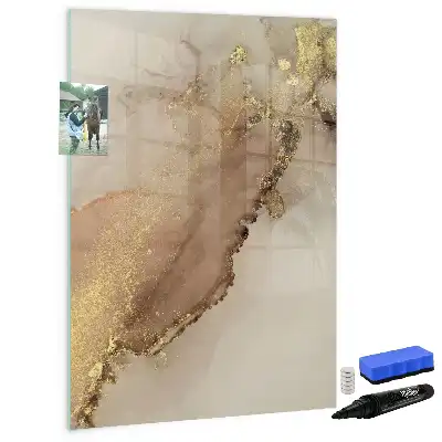 Tablă cu marker cu aspect de marmură strălucitoare