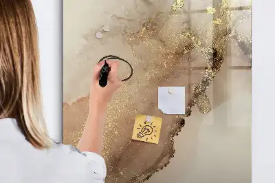 Tablă cu marker cu aspect de marmură strălucitoare