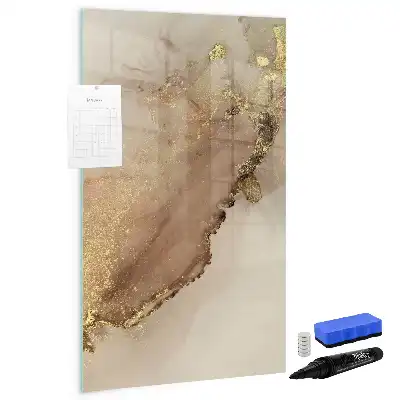 Tablă cu marker cu aspect de marmură strălucitoare