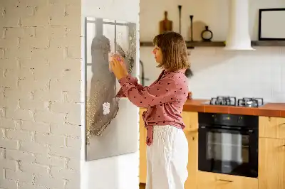 Tablă cu marker cu aspect de marmură strălucitoare