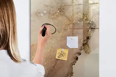 Tablă cu marker cu aspect de marmură strălucitoare