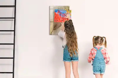 Tablă cu marker cu aspect de marmură strălucitoare