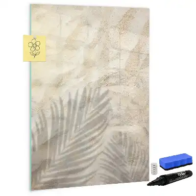 Tablă magnetică de scris cu model nisip pe plajă vara