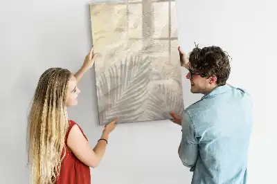 Tablă magnetică de scris cu model nisip pe plajă vara