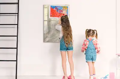 Tablă magnetică de scris cu model nisip pe plajă vara