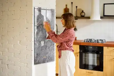 Tablă cu marker cu aspect de marmură închisă