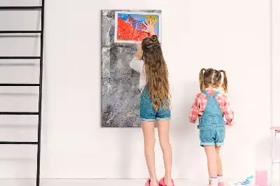 Tablă cu marker cu aspect de marmură închisă