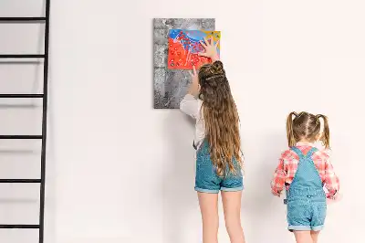 Tablă cu marker cu aspect de marmură închisă