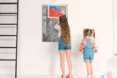 Tablă cu marker cu aspect de marmură închisă