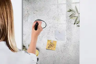 Tablă cu marker cu model beton și măsline