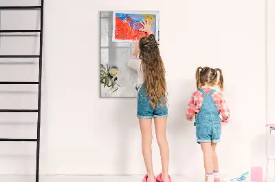 Tablă cu marker cu model beton și măsline