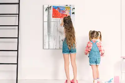 Tablă cu marker din lemn