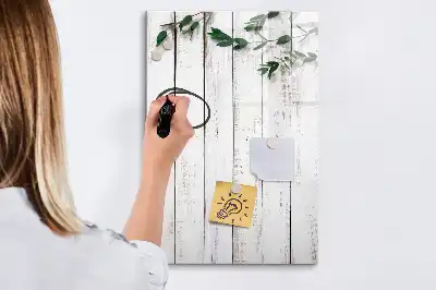 Tablă cu marker din lemn