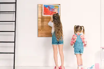 Tablă cu marker din lemn