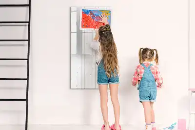 Tablă magnetică de scris din lemn natural