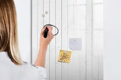 Tablă magnetică de scris din lemn natural