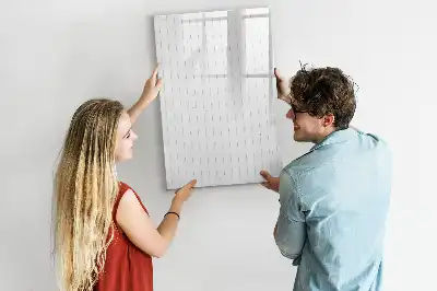 Tablă magnetică de scris din lemn natural
