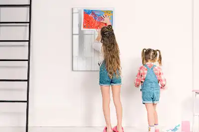 Tablă magnetică de scris din lemn natural