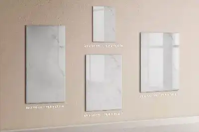Tablă magnetică de scris cu aspect de marmură