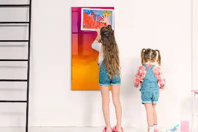 Tablă cu marker design răsărit de soare în gradient