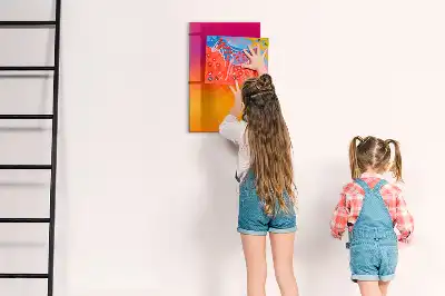 Tablă cu marker design răsărit de soare în gradient
