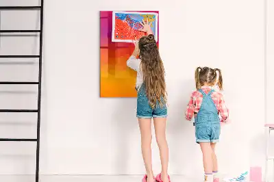 Tablă cu marker design răsărit de soare în gradient