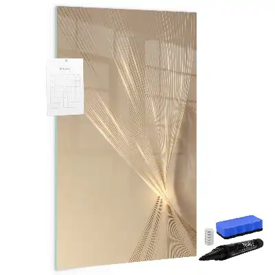 Tablă magnetică de scris model Lumină abstractă