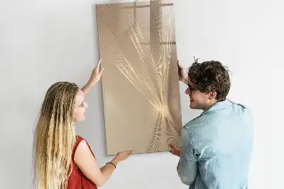 Tablă magnetică de scris model Lumină abstractă
