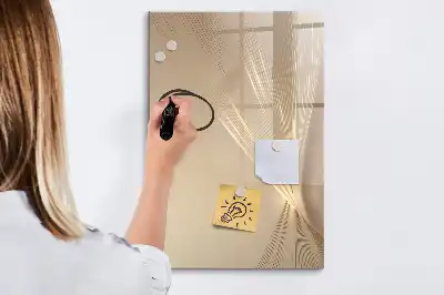 Tablă magnetică de scris model Lumină abstractă