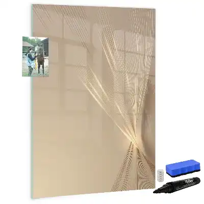 Tablă magnetică de scris model Lumină abstractă