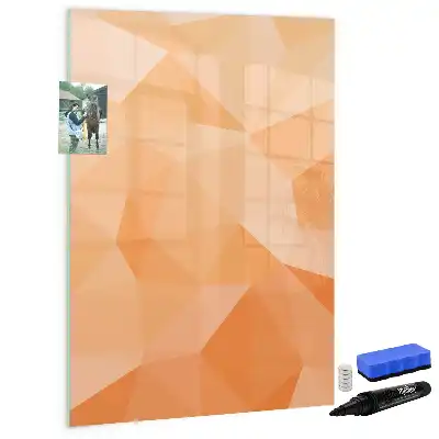 Tablă cu marker cu model de abstracție de triunghiuri
