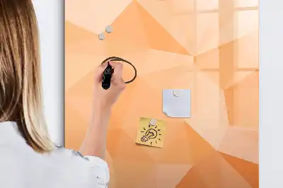 Tablă cu marker cu model de abstracție de triunghiuri