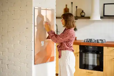 Tablă cu marker cu model de abstracție de triunghiuri