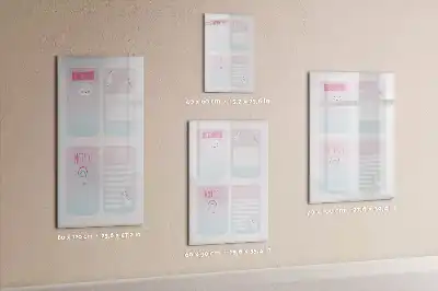 Tablă magnetică de scris cu model inorog