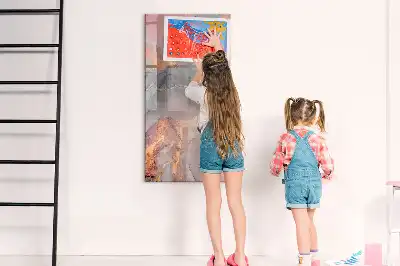 Tablă cu marker cu aspect de marmură