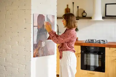 Tablă cu marker cu aspect de marmură