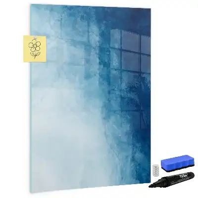 Tablă cu marker cu model abstracție de apă