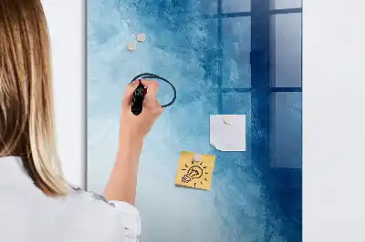 Tablă cu marker cu model abstracție de apă