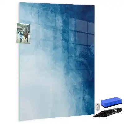 Tablă cu marker cu model abstracție de apă