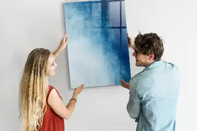 Tablă cu marker cu model abstracție de apă