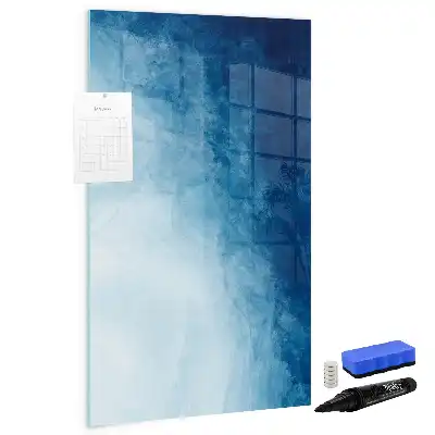 Tablă cu marker cu model abstracție de apă