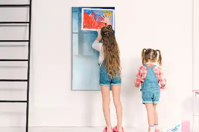 Tablă cu marker cu model abstracție de apă