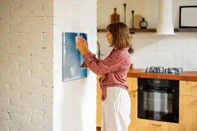 Tablă cu marker cu model abstracție de apă