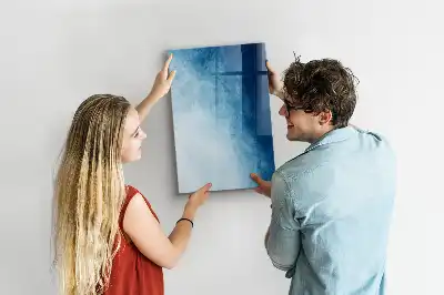 Tablă cu marker cu model abstracție de apă