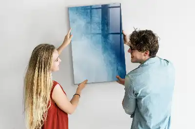 Tablă cu marker cu model abstracție de apă