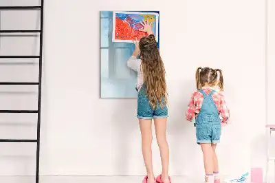 Tablă cu marker cu model abstracție de apă
