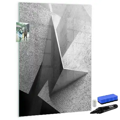 Tablă cu marker cu imprimeu abstract geometric